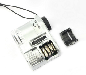 Оптическая лупа Micro 60x LED UV